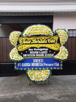 Papan Bunga Duka di Itlay Hisage
